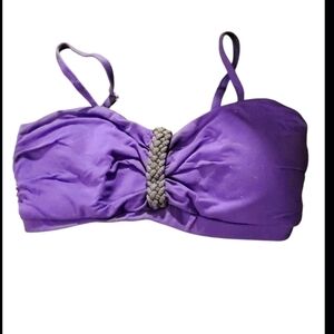 ZOBHA PURPLE SWIM TOP